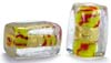 Cube Gold foil beads - click here for large view